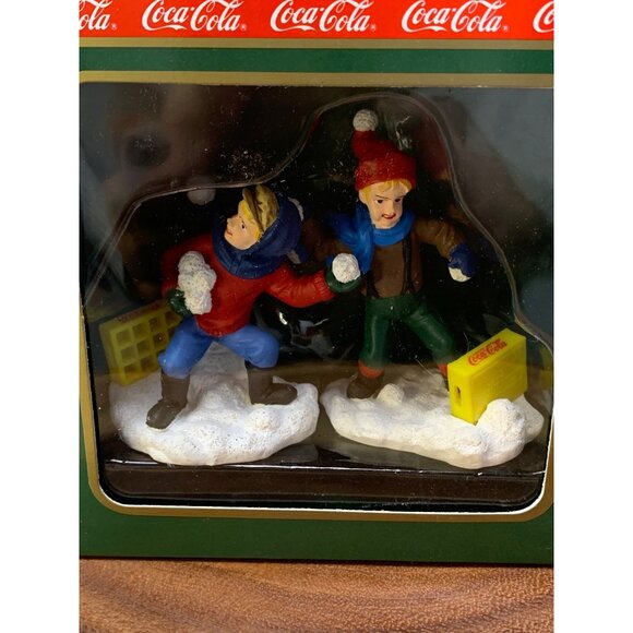 Coca-Cola Town Square Collection Boys Are Boys 1995 Figurines In Box - Picture 2 of 7